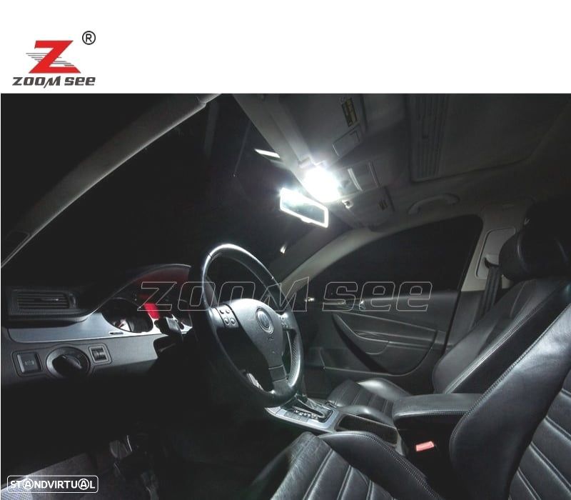 KIT COMPLETO DE 19 LÂMPADAS LED INTERIOR PARA VOLKSWAGEN VW PASSAT B6 3C 5 06-11 - 3