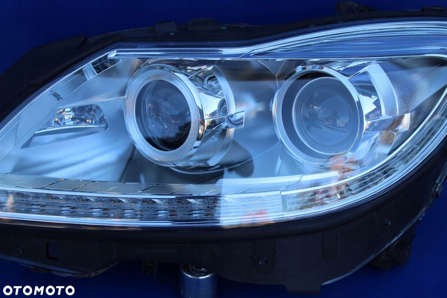 Reflektory prawy  lewy komplet Led ILS OE Mercedes W216 C216 Lift Europa - 6