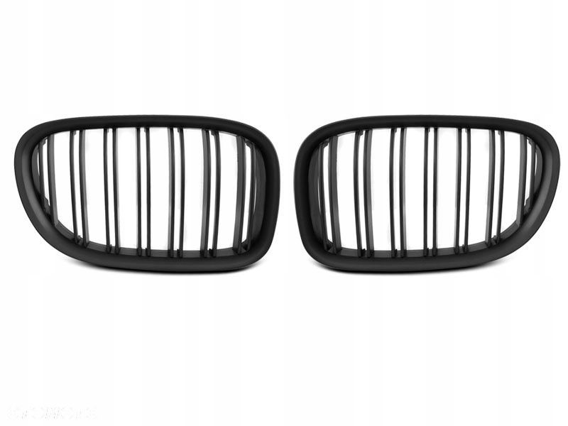 ATRAPA GRILL NERKA KRATKI TUNING KPL BLACK CZARNE BMW 7 F01 F02 2008-2016 - 1