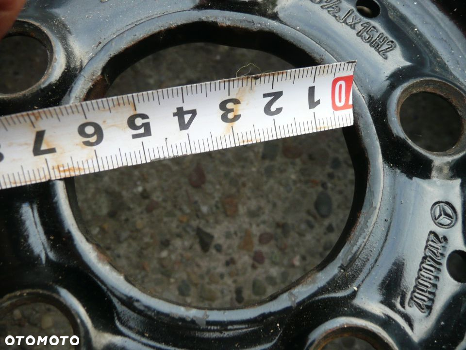 16” - MERCEDES - ORYGINAŁ Felgi Stalowe - 5x112 , r16 cali - fi-66,6 – koła klasa A , B , C , E , CLK , SLK , GLA , SLR , CLS , GL , ML - Koło Dojazdowe Rezerwowe Zapasowe Dojazdówka Zapasówka Rezerwa 16 cali - 4