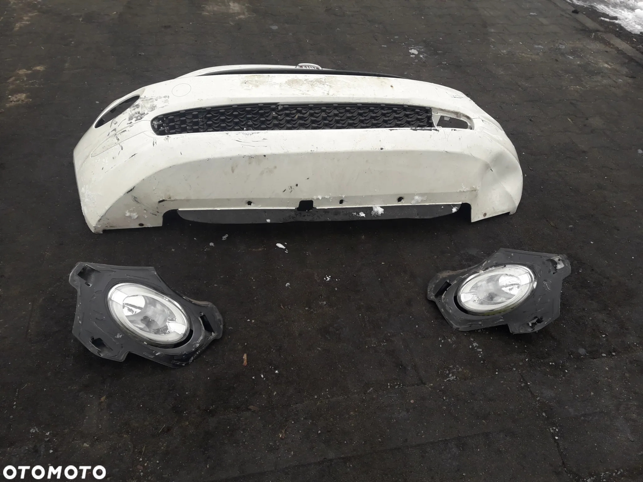 ZDERZAK PRZEDNI FIAT 500 DO LAKIERU - 3
