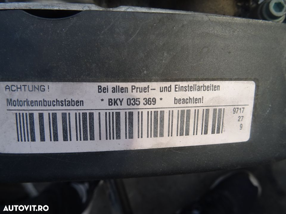 Motor Skoda Fabia 1.4 benzina BKY din 2005 fara anexe - 2