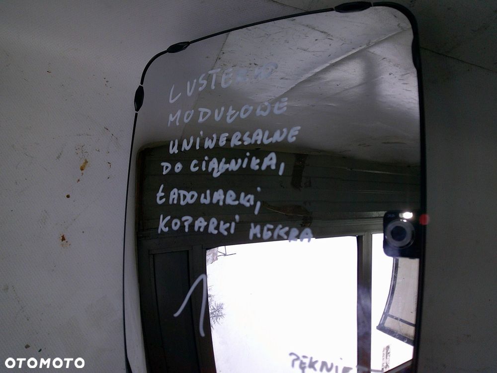 mekra lusterko do traktora koparki case caterpillar fendt jcb massey - 6