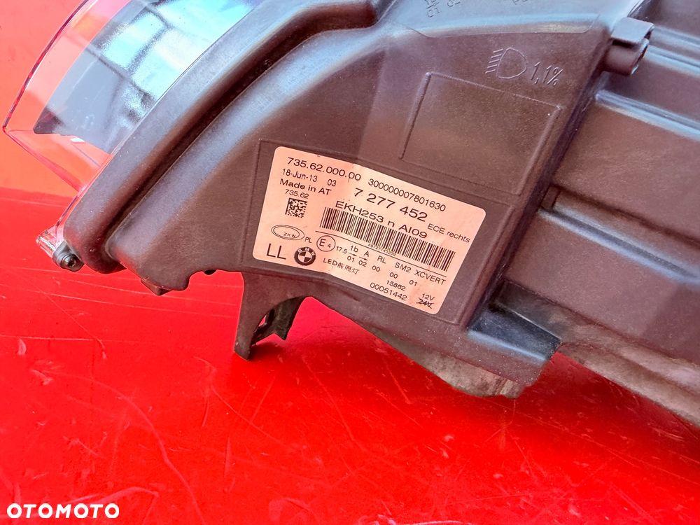 LAMPA PRAWA BMW X6 E71 LCI LIFT ADAPTIVE FULL LED 7277452 - 5