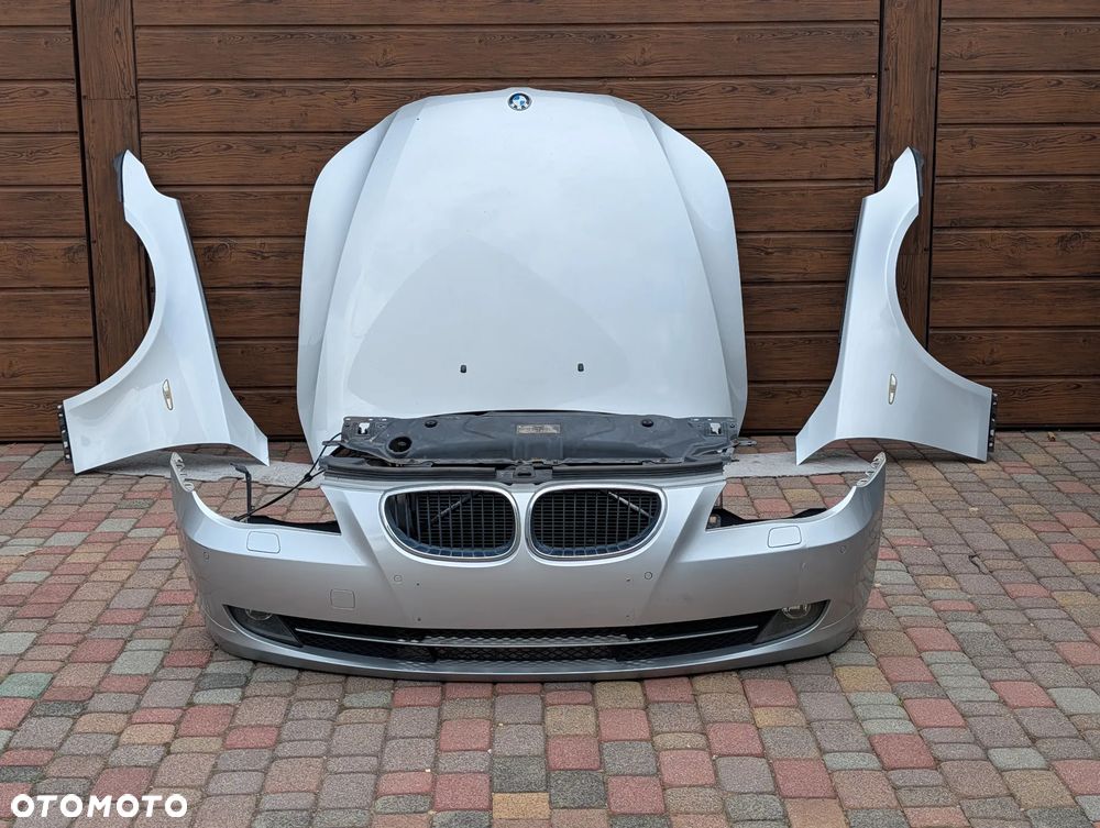 ZDERZAK PAS PRZEDNI MASKA BŁOTNIK PRZÓD BMW E60 520D 2.0 TD LIFT 354/7 - 1
