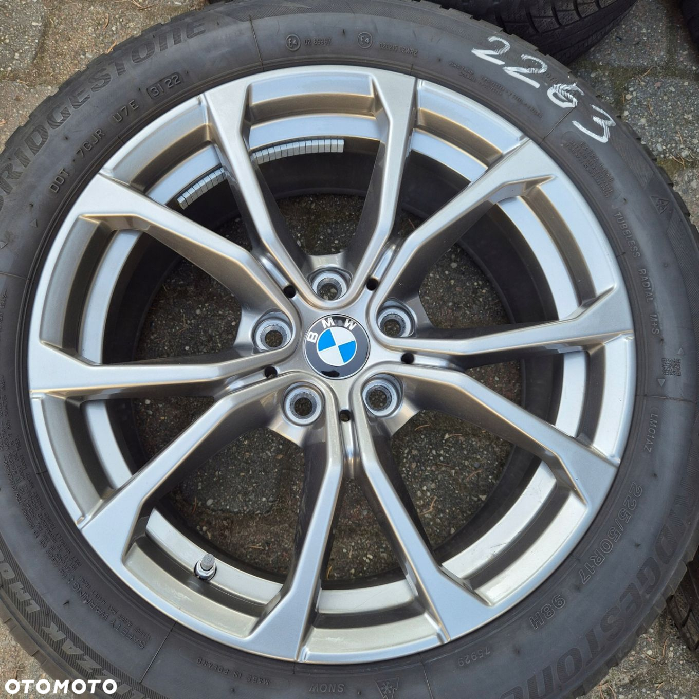 ZIMA FELGI KOŁA 17 BMW 3 G20 G21 4 G22 G23 G26 225/50 R17 GRAFITOWE - 2