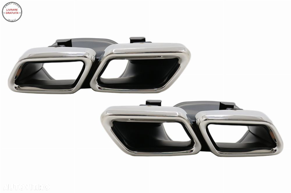 Pachet Exterior Mercedes S-Class W222 Facelift (2013-06.2017) S63 Design Cu Grila - livrare gratuita - 12