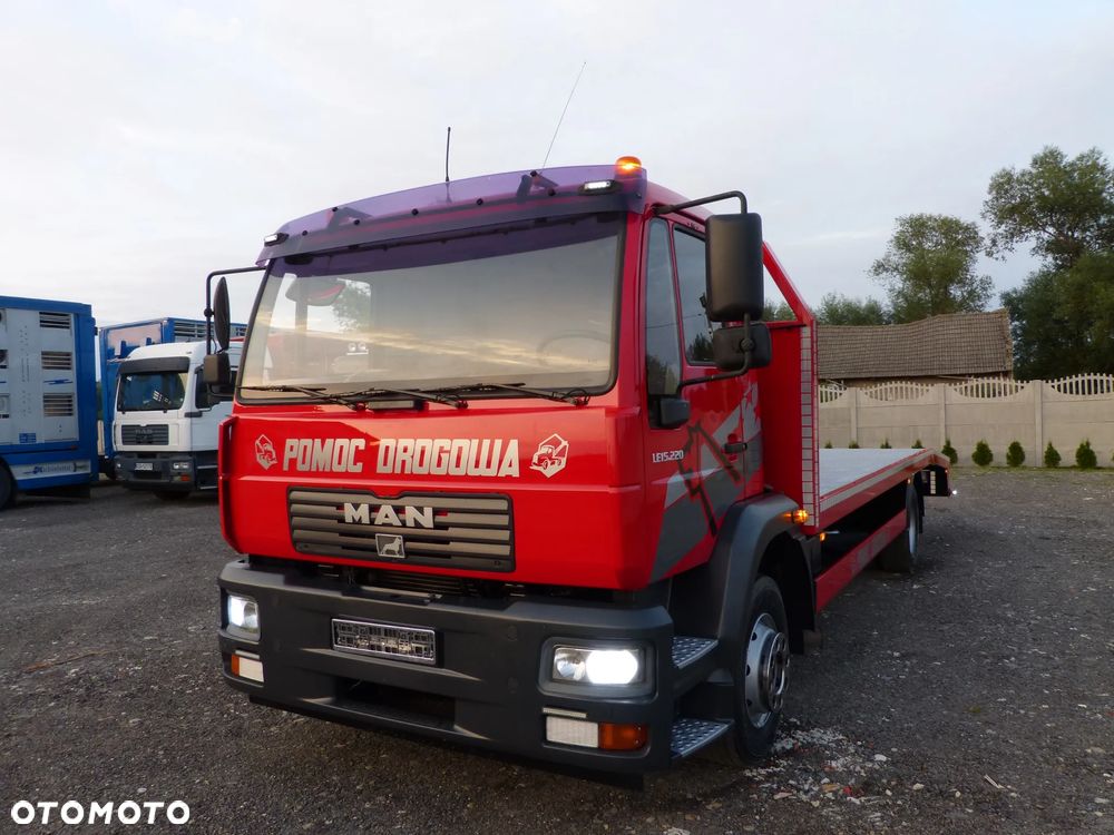 MAN LE 15.220 POMOC DROGOWA / AUTOLAWETA / SPECJALNY / DMC 15 T / ŁAD. 9000 KG / BLOKADA MOSTU - 28