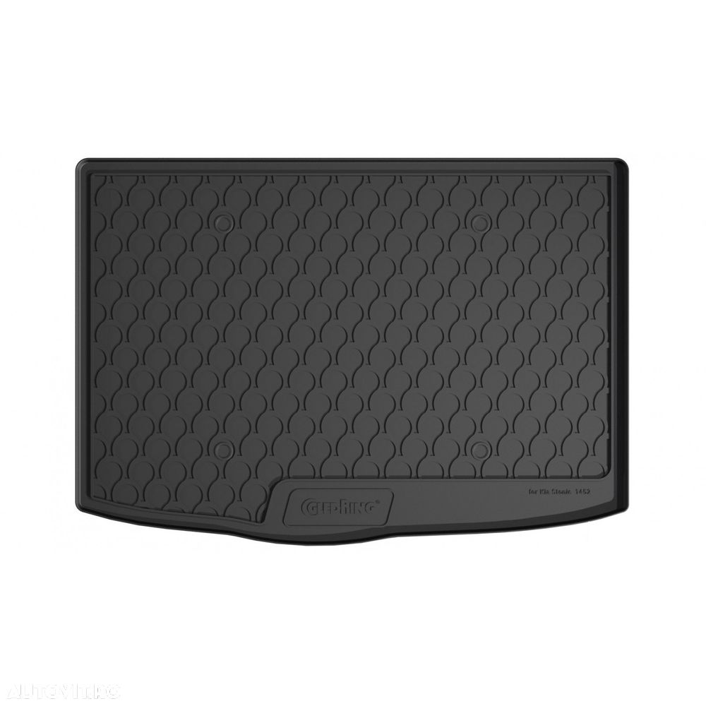 Tavita portbagaj Kia Stonic, 10.2017- prezent, ptr podea joasa, din cauciuc Rubbasol, marca Gledring ( NU pt podea variabila) - 1