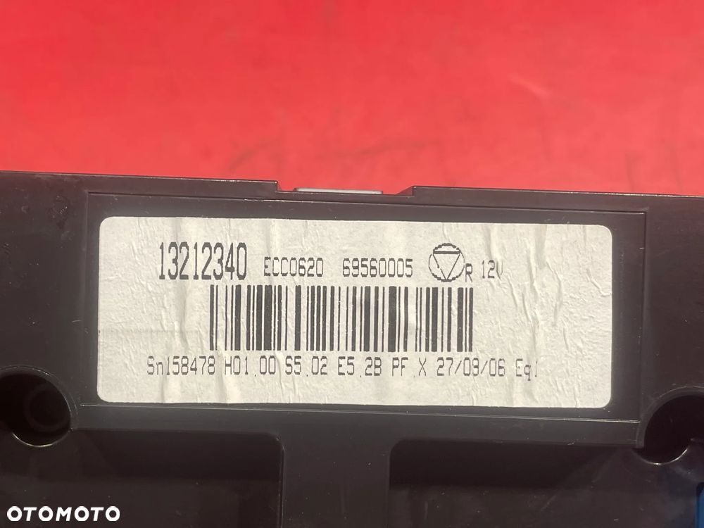 OPEL VECTRA C PANEL NAWIEWU KLIMATYZACJI 13212340 - 5