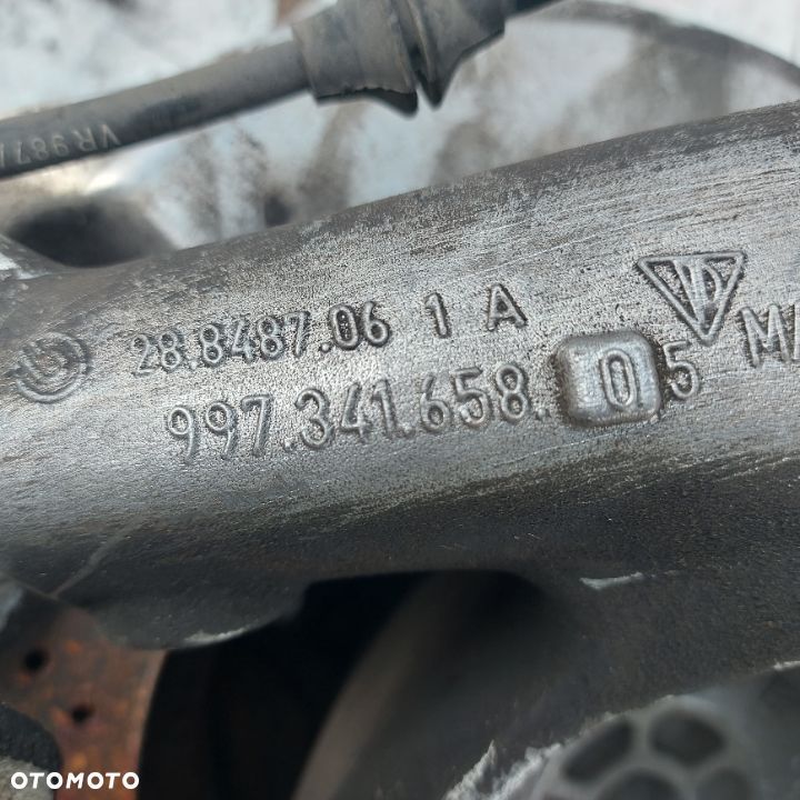 ZWROTNICA PRZOD PRAWA PIASTA PORSCHE CARRERA 997 BOXTER 987 CAYMAN 997.341.658.05 ORYGINAL DEMONTAZ - 2