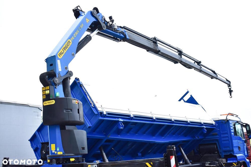 MAN TGS 33.480 6x4 BL Wywrotka 6.70m./ Bordmatic/+ Palfinger PK 23002 SH / 5 i 6 Funkcja/ Rotator/ Retarder/ Pilot/ Kipper/ Kiper/ Crane/ HDS/ Kran/żuraw/ Manipulator / Sprowadzony ! - 22