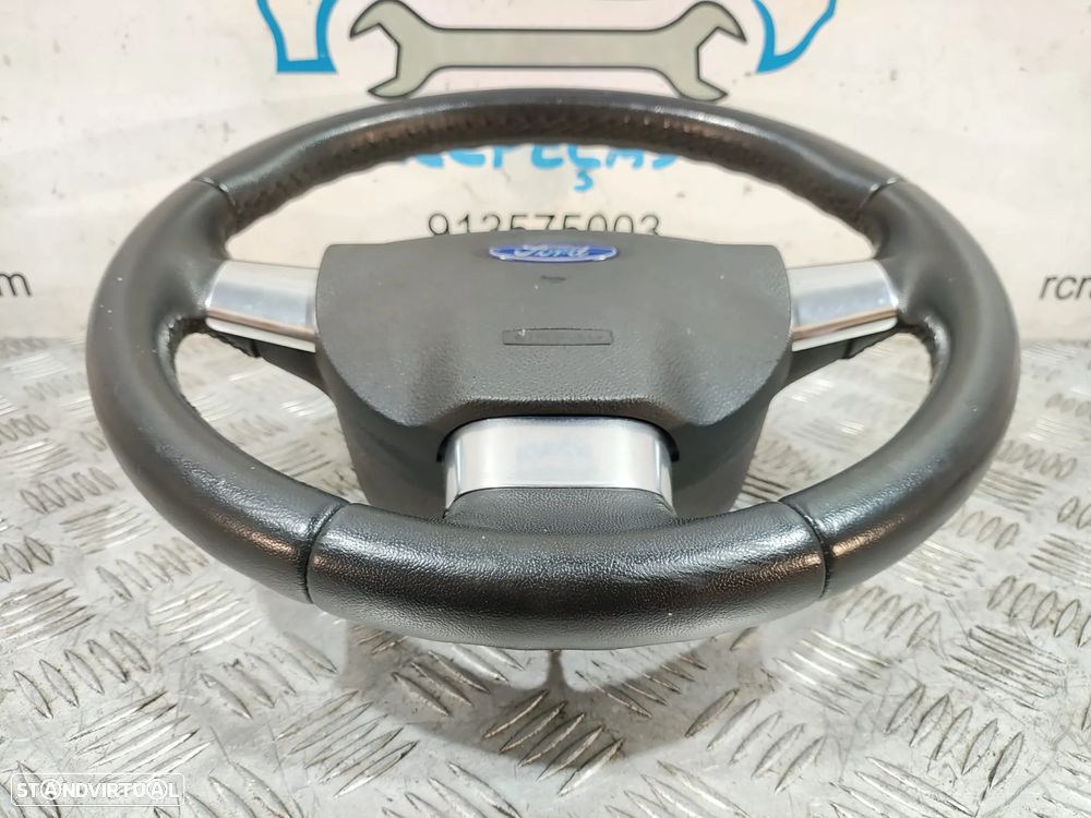 Volante Completo em Pele Ford Focus 2 Mk2 3 Braços - 2