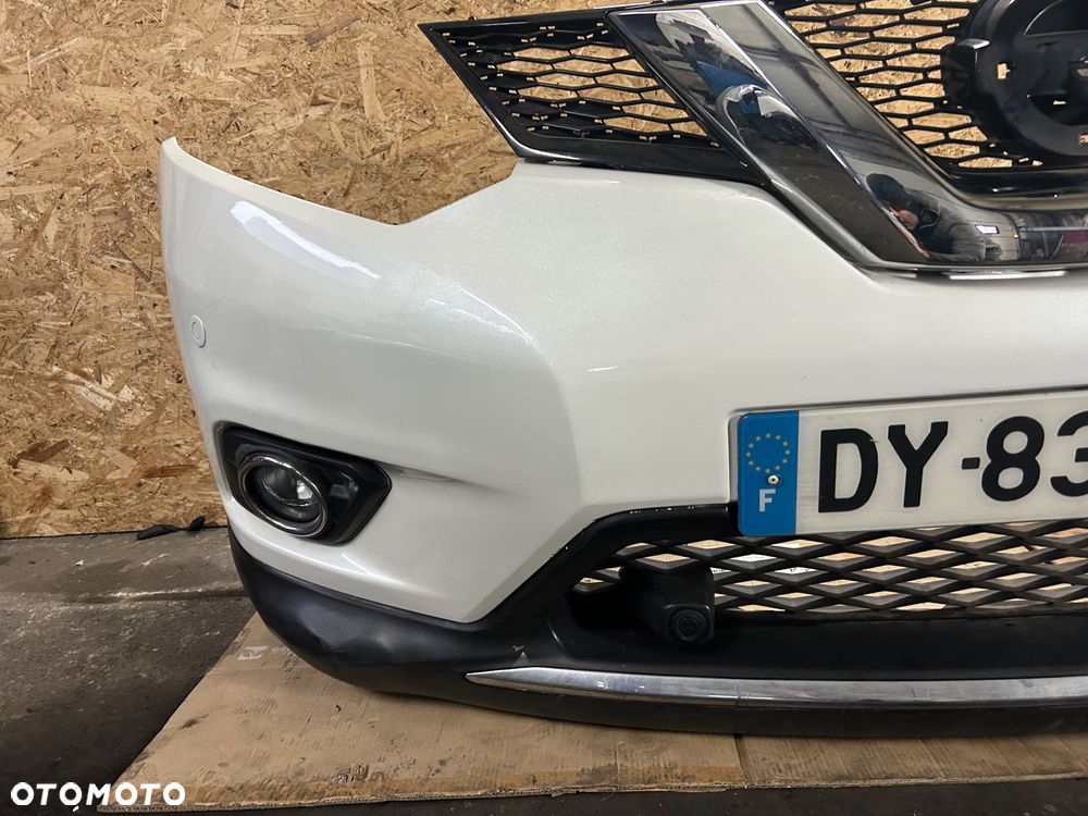 Nissan X-trail III T32 zderzak przód 6x pdc przedni kompletny grill atrapa 2014- kamera perła płyta pod zderzak - 7