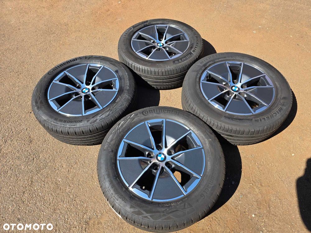 [L46] Koła LATO BMW 16 Cali 5x112 Continental 205/60/16 7mm 24r g20 g21 - 2