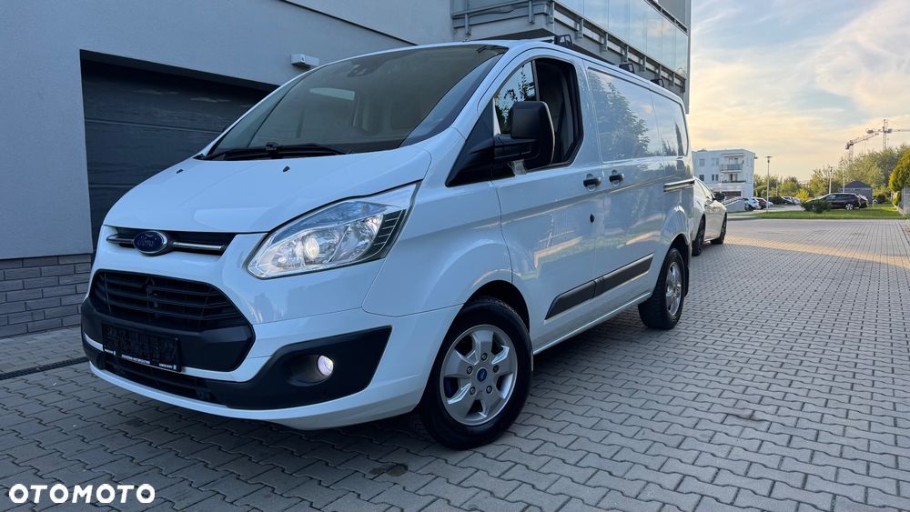 Ford Transit Custom L2H2 średni  xenon kamera idealny 2.2TDCI blaszak krótki L1H2 VAT FV faktura 23% 3 miejsca / osobowy blaszak podwójne drzwi z obu stron - 10
