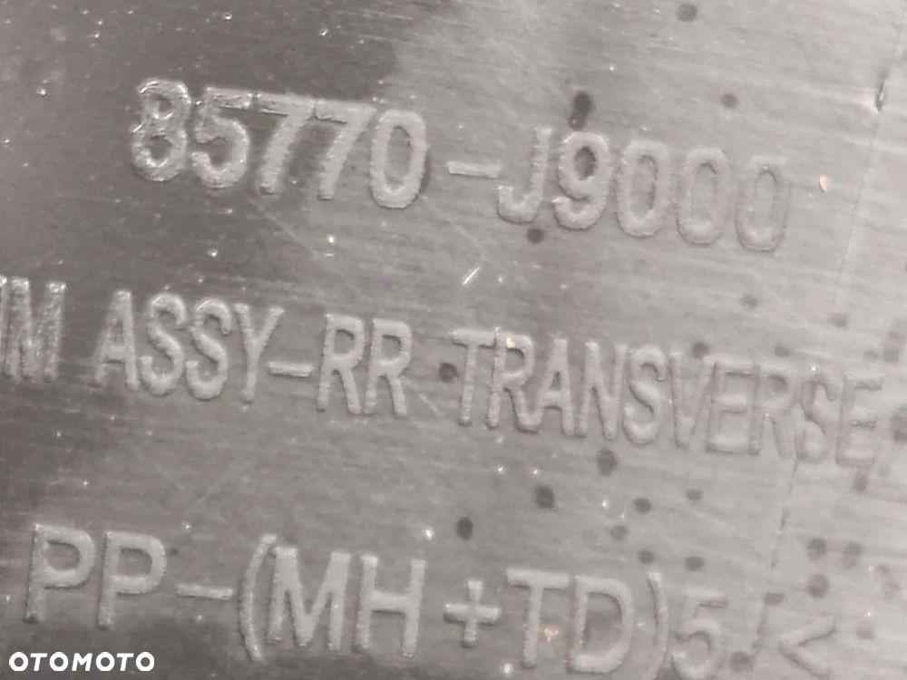 HUYNDAI KONA EV 19-20r Osłona Zamka Klapy Pasa - 7