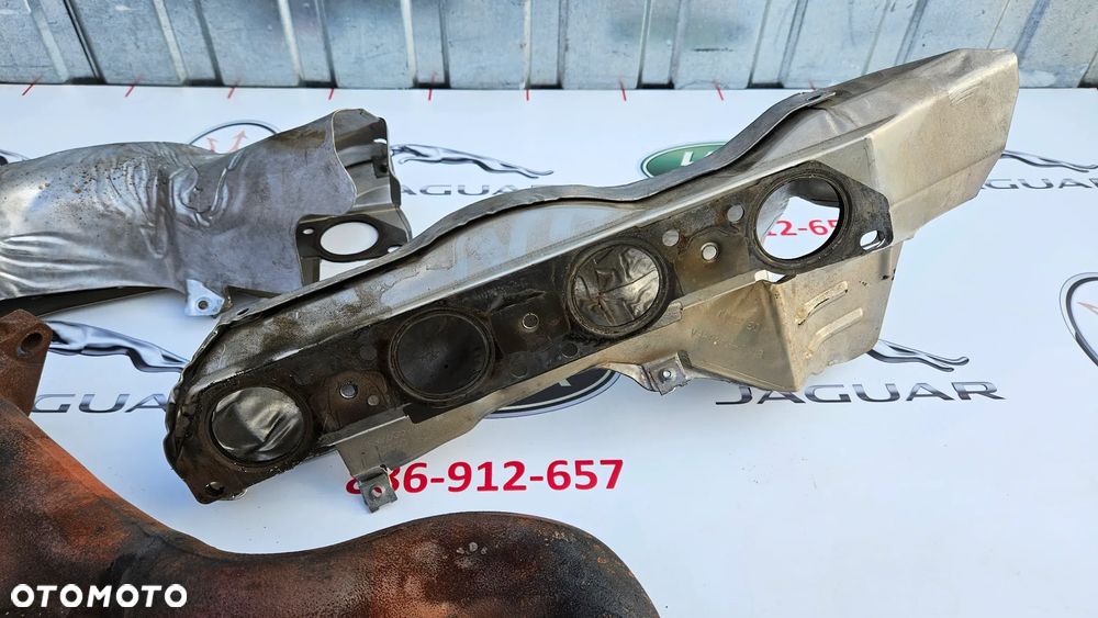 Jaguar XJ 351 3.0 SC 306PS 340 KM 5.0 508PN 385 KM 5.0 SC 510KM 508PS kolektor wydechowy Osłona termiczna kolektora - 8