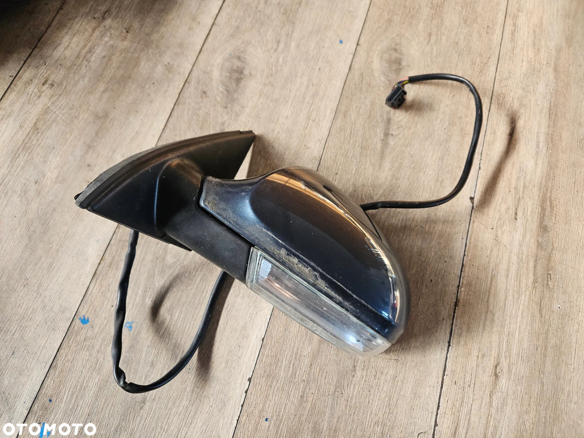 Lusterko lewe prawe zewnętrzne VW PASSAT B6 2006r LC5F 9 11 pin - 5