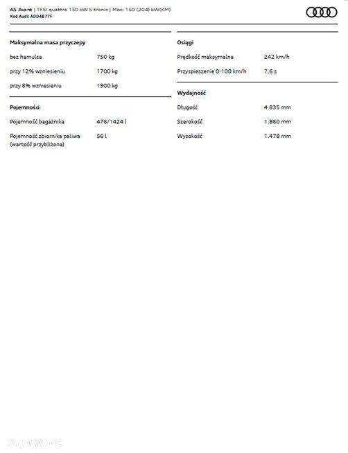 Audi A5 Avant TFSI Quattro S tronic - 19