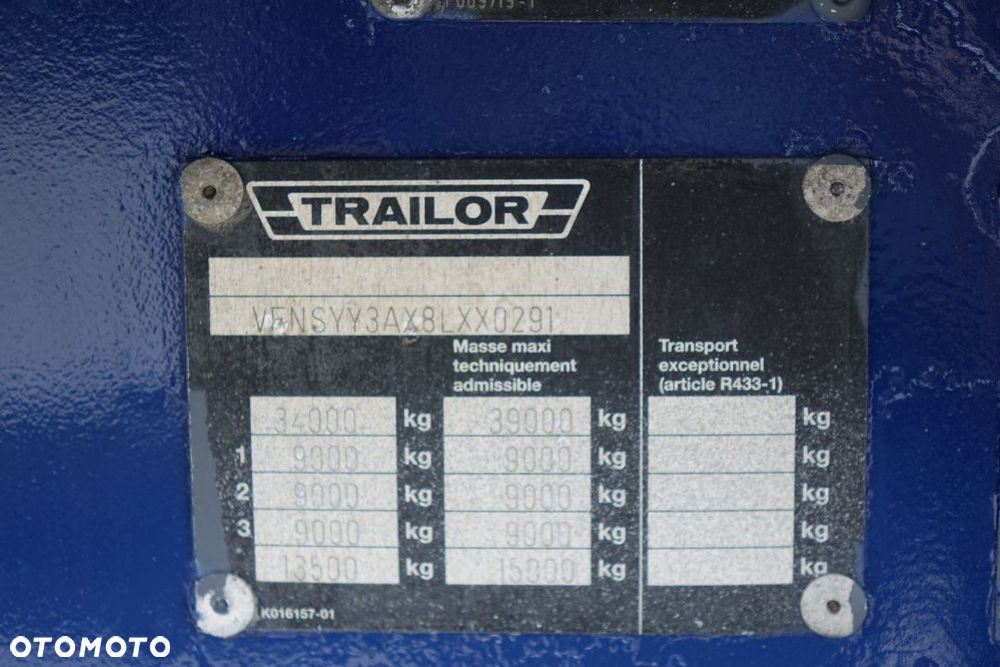Trailor PLATFORMA / BURTOWA / OSIE SMB / PODŁOGA WZMACNIANA - SZYNA-DESKA - 31