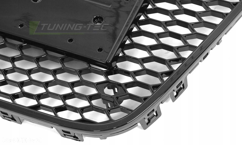Atrapa Grill Kratka Tuning Black Glossy R S6 Look Audi A6 C7 4g 0 2011-2014 - 4