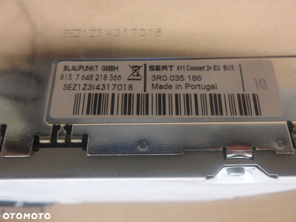 SEAT EXEO KOMBI 08-13 2.0TDI RADIO 3R0035186 - 6