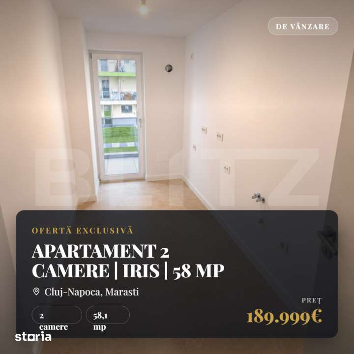 APARTAMENT 2 CAMERE | IRIS | 58 MP — fotografia 1