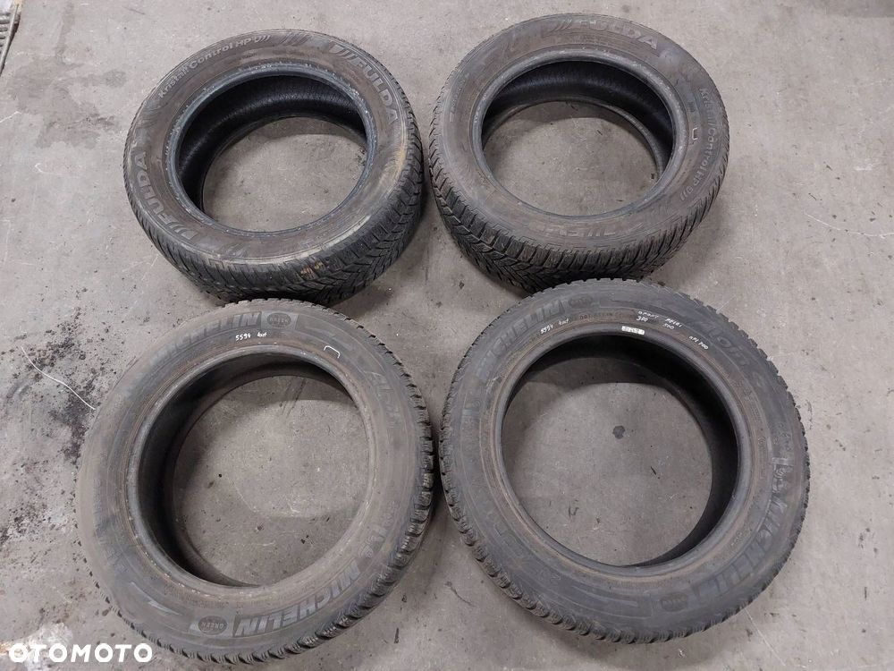 OPONY ZIMOWE 4SZT 215/55R16 2012R MICHELIN ALPIN FULDA KRISTALLCONTROL - 1