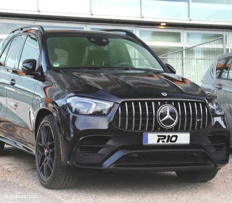 GRELHA FRONTAL MERCEDES W167 C167 LOOK GT 19-23 CROMADO - 3