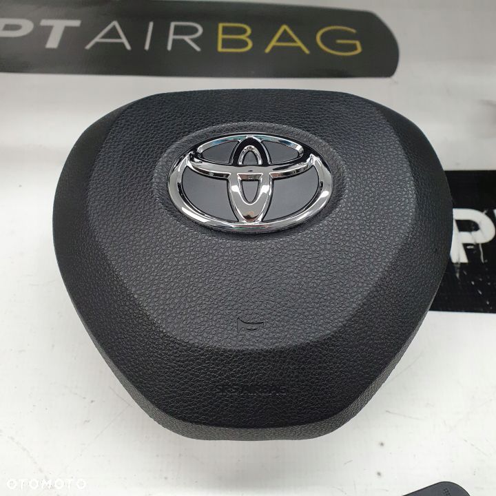 TOYOTA COROLLA E21 DESKA ROZDZIELCZA KONSOLA KOKPIT PULPIT PODUSZKI AIRBAG AIR BAG PASY KIT SET - 8