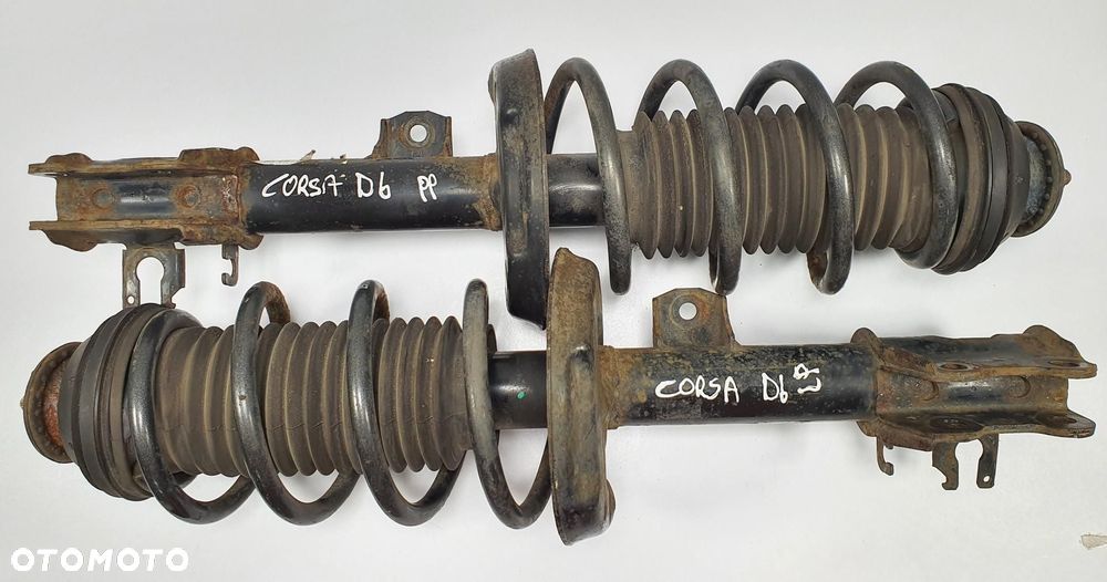 MCPHERSON AMORTYZATORY SPREŻYNY PRZÓD OPEL CORSA D PARA - 1