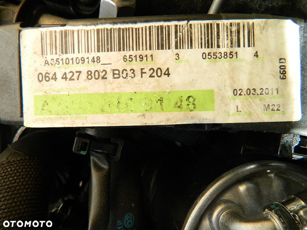 SILNIK 2.2 CDI 651911 96TYŚ MERCEDES W204 LIFT W212 W207 - 1