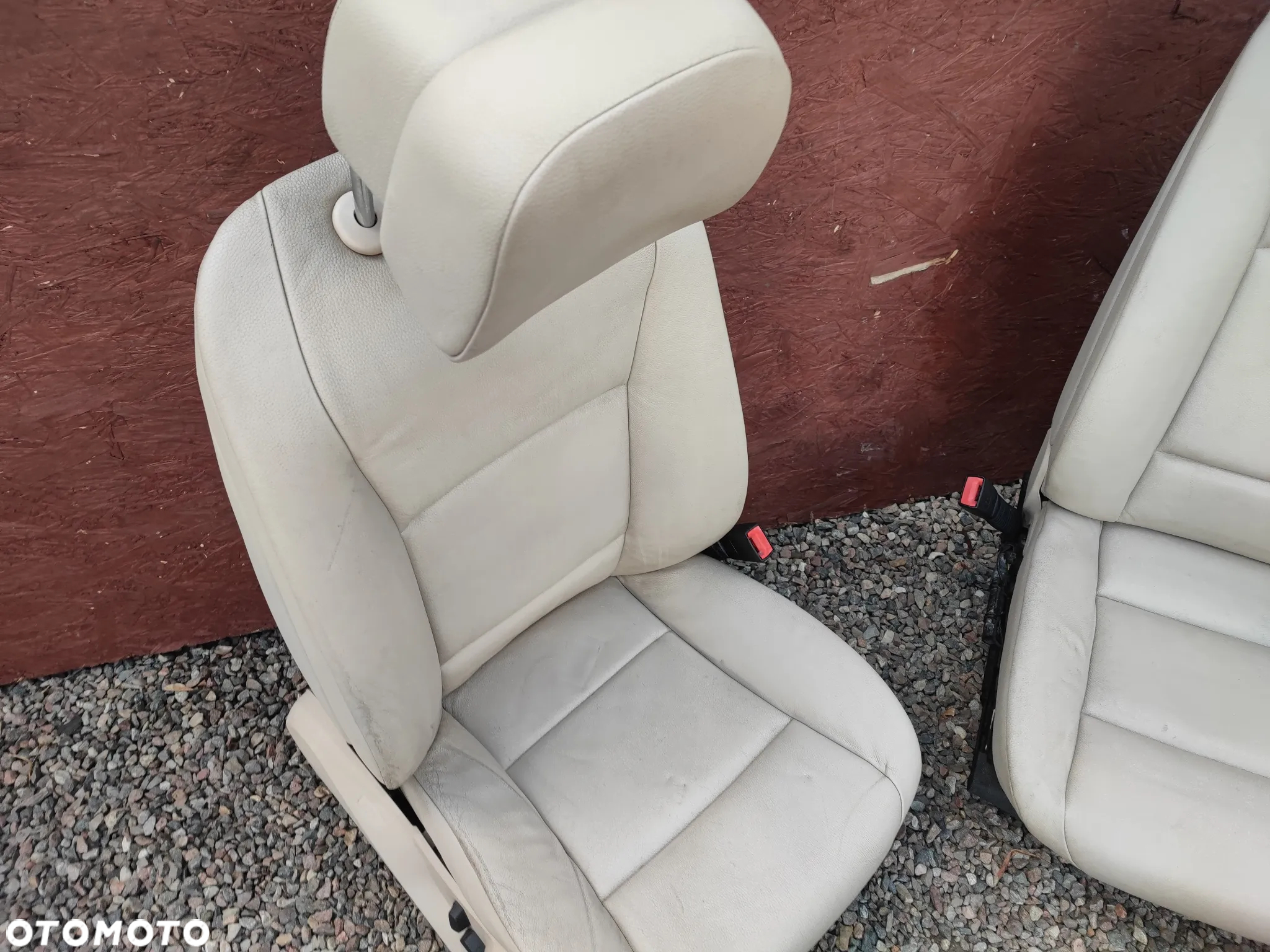 BMW F10 / F11 ORYGINALNE FOTELE PRZEDNIE LEWEY / PRAWY W KOLORZE OYSTER / DAKOTA CREMA ELEKTRYCZNE, PODGRZEWANE O NR. 52 10 9 172 763 OEM - 5