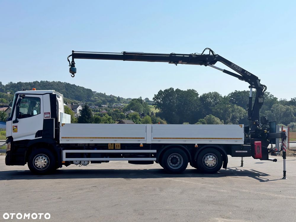 Renault T 380 * SKRZYNIA 6,80 m * FASSI F120B.2.22 + PILOT * STAN BDB - 5