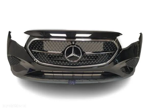 MERCEDES W214 E KLASA 2023- ZDERZAK PRZÓD PRZEDNI GRILL ZANCZEK GWIAZDA 6XPDC KRATKI ORYGINAŁ - 1