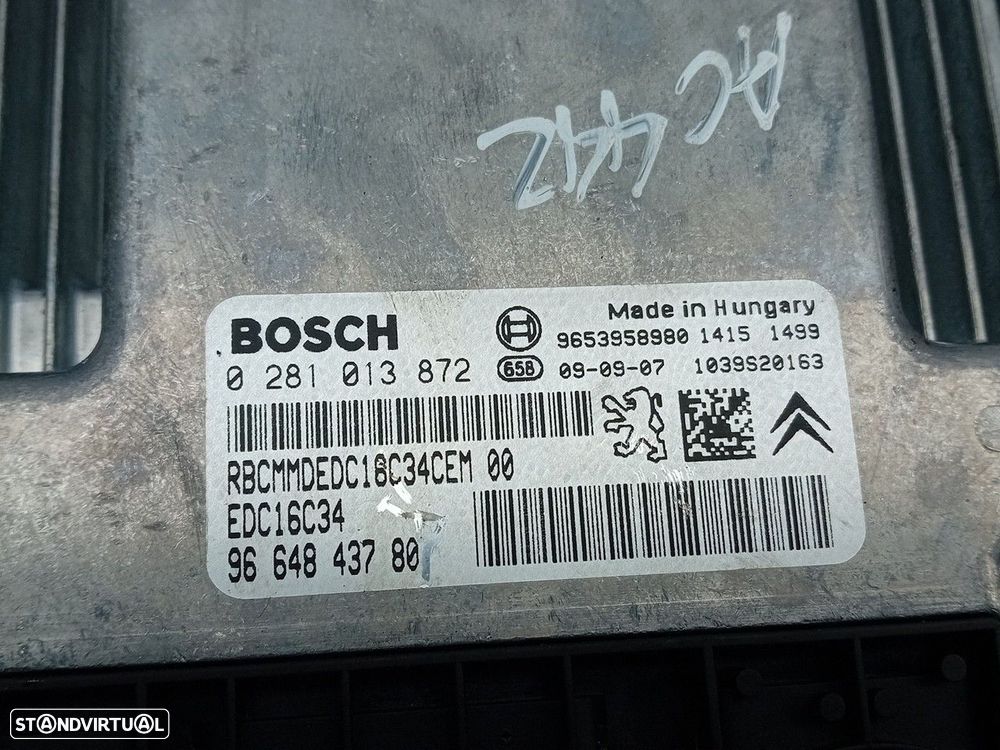 Centralina motor / ECU PEUGEOT 407 (6D_) - 4