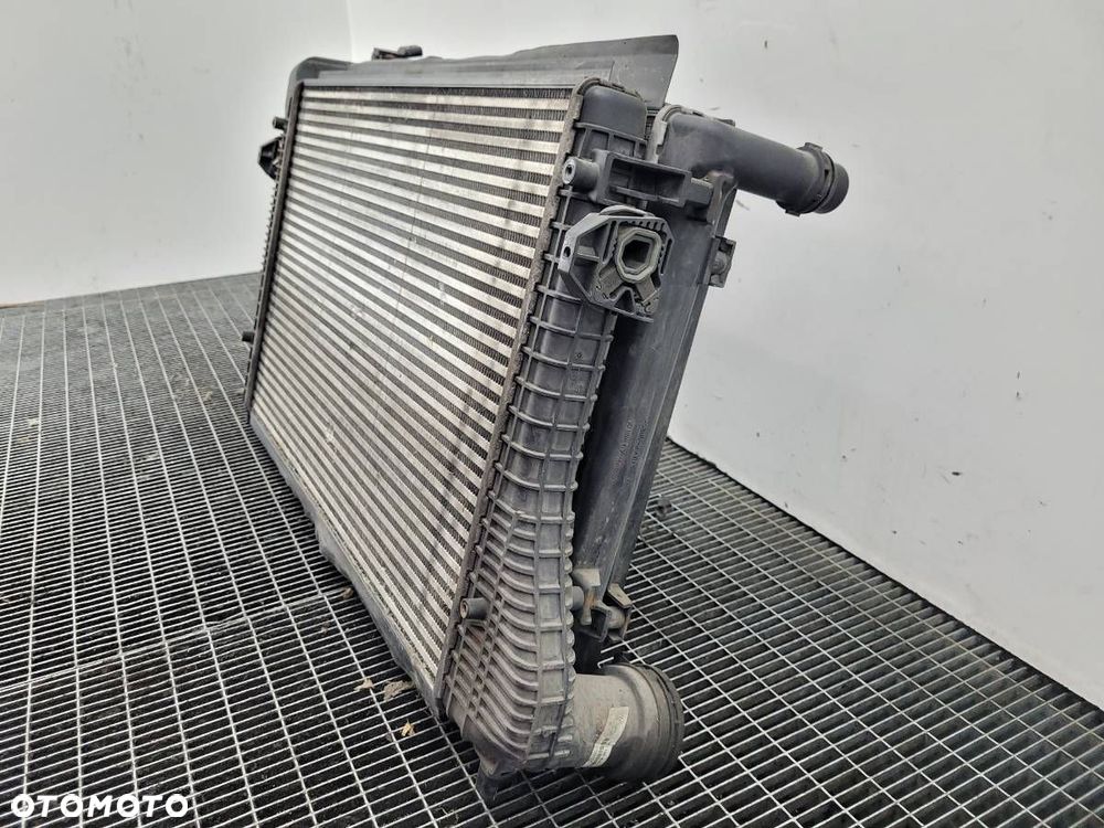 PAS KOMPLET CHŁODNIC WENTYLATOR INTERCOOLER WODY GOLF V 1.9 TDI 105KM - 4