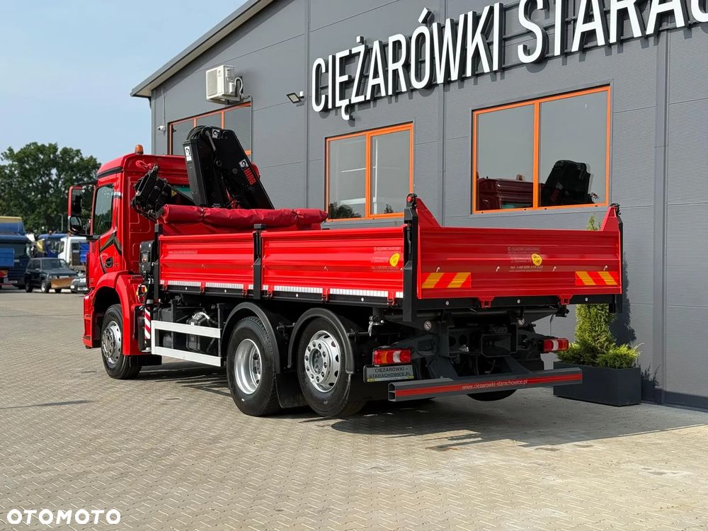 Mercedes-Benz AROCS 2532 // E6 // wywrotka 3-Stronna + HIAB HIDUO 158 B-2 // 6x2 6x4 HDS żuraw kran crane kiper kipper // Actros Antos - 5