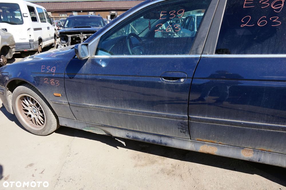 DRZWI PRZEDNIE LEWE 5 E39 KOMBI 263  GRANATOWY BMW 1995-2000 - 2