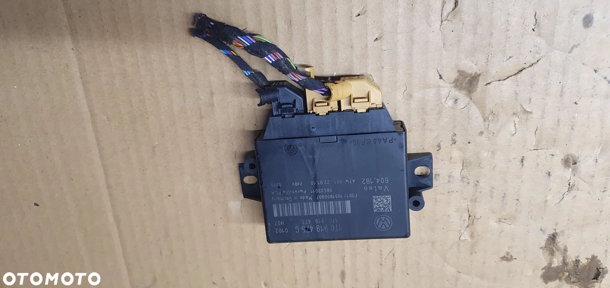 Moduł sterownik parkowania PDC VW Golf VI 6 Plus 1T0919475G 1T0919475 - 1