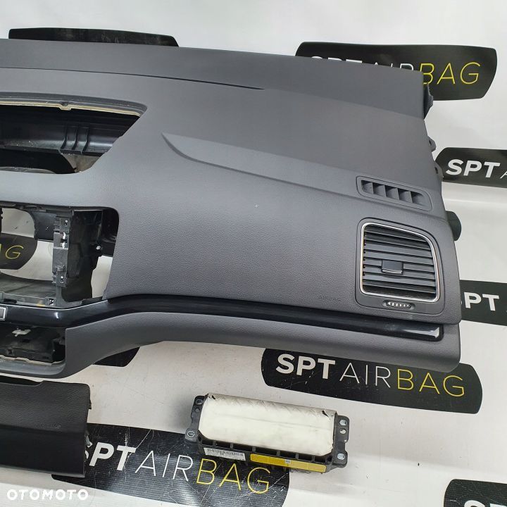 VW SHARAN LIFT DESKA ROZDZIELCZA KONSOLA KOKPIT PULPIT PODUSZKI AIRBAG AIR BAG PASY KIT SET - 4