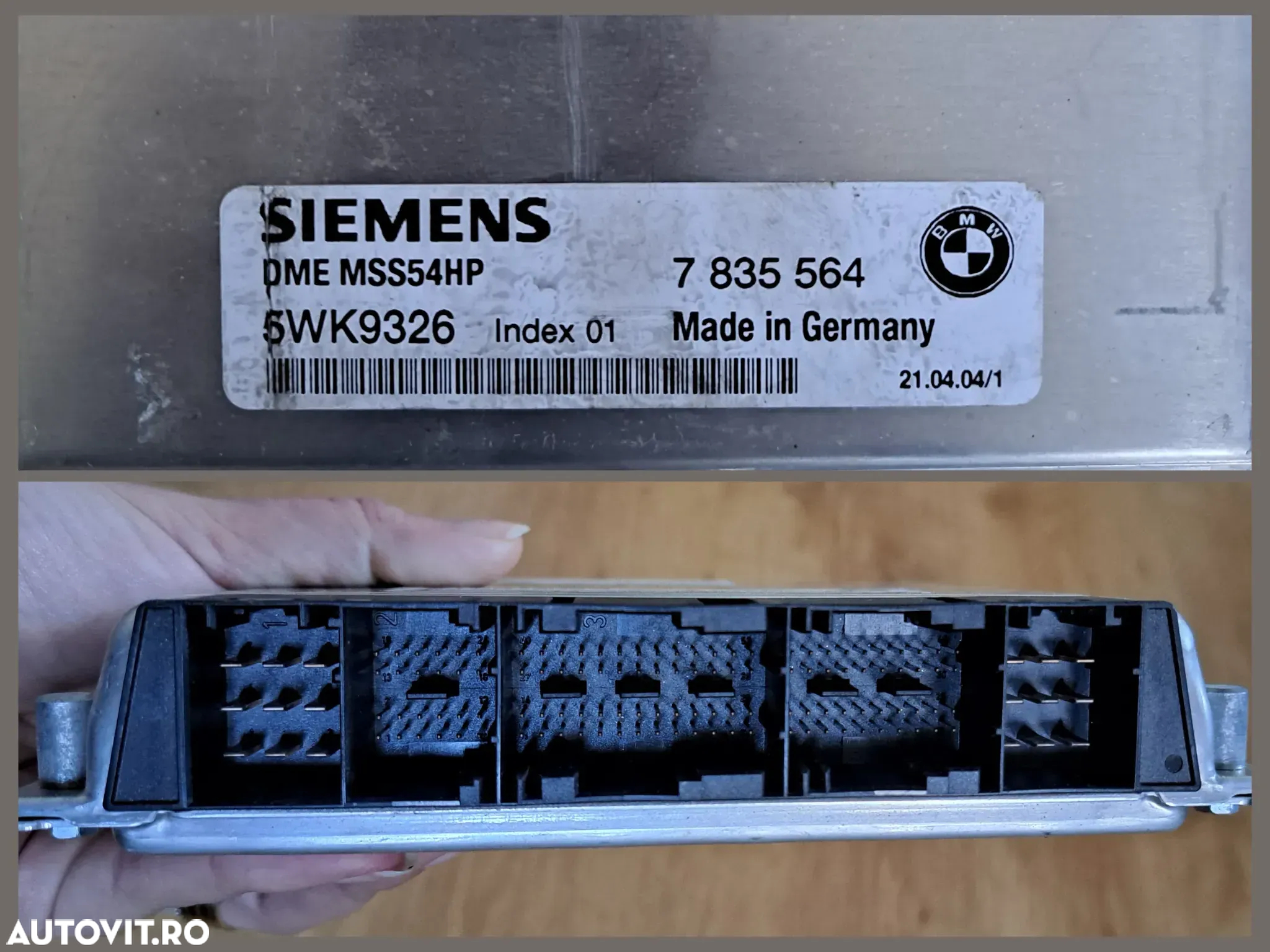 Calculator modul unitate ECU SMG TCU Control transmisie, Kit pornire ( Calculator motor, modul imobilizator EWS, chei ) BMW Seria 3 E46 M3 - 6