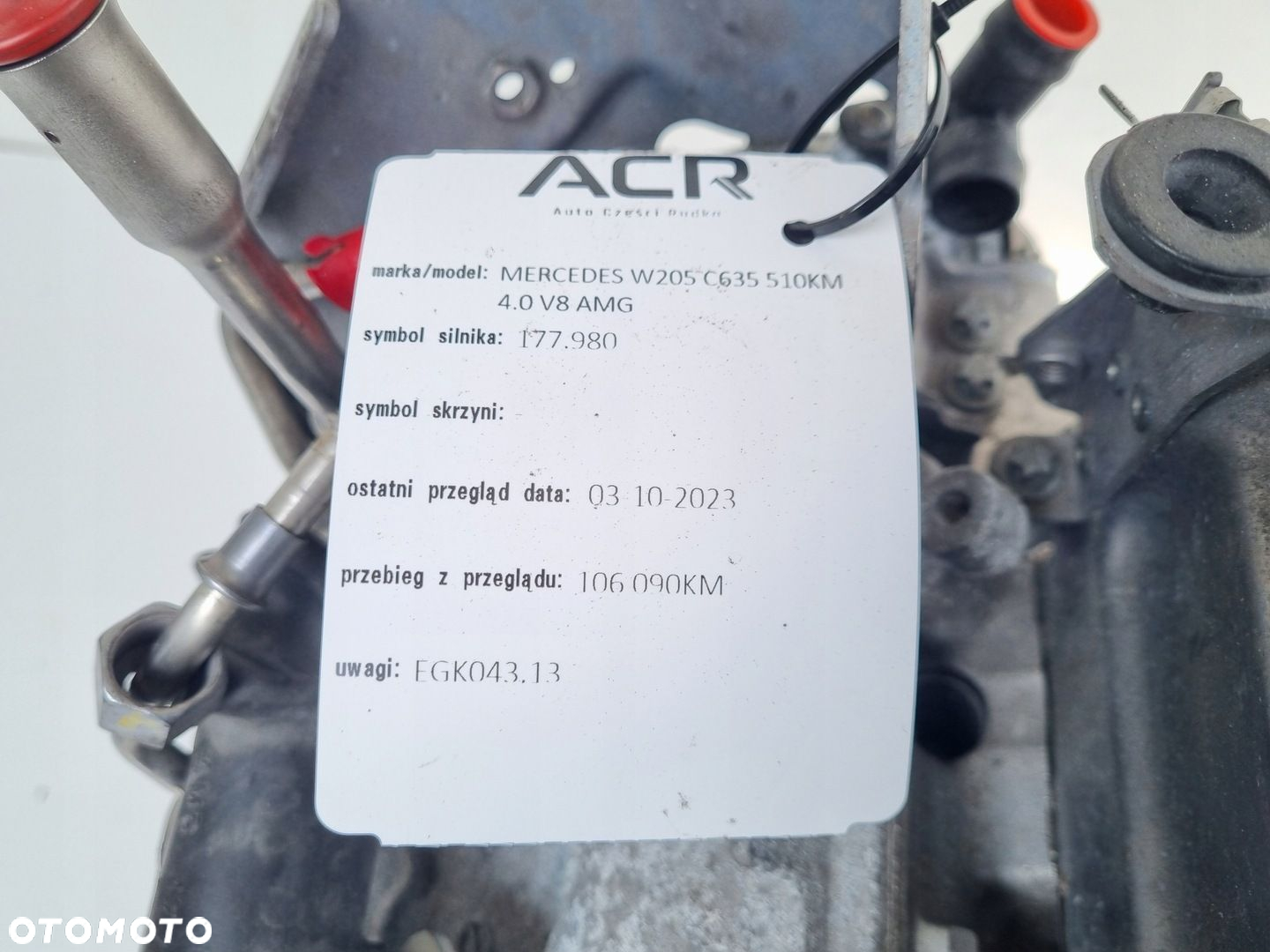 SILNIK Mercedes W213 S213 E63 S E63S AMG 4.0 V8 BITURBO 177980 177.980 - 10