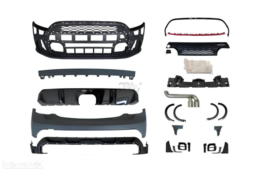 Body Kit JCW Mini Cooper F56 F57 2 PORTAS (2014 a 2020) Look LCI 2021 - 1