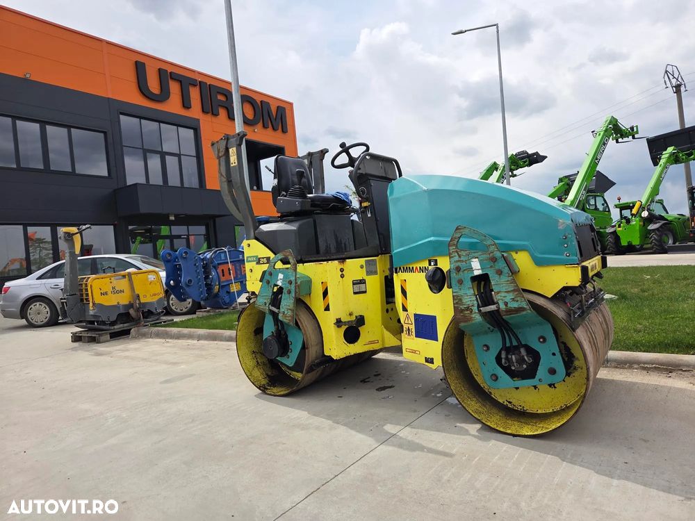 Ammann ARX26, 435h, latime tambur 1,2m, masa operationala 2,5tone, sistem stropire, motor Yanmar 30CP, lungime 2,3m, latime 1,25m, STARE FOARTE BUNA-PROMOTIE 19.900 EUR+Tva - 6
