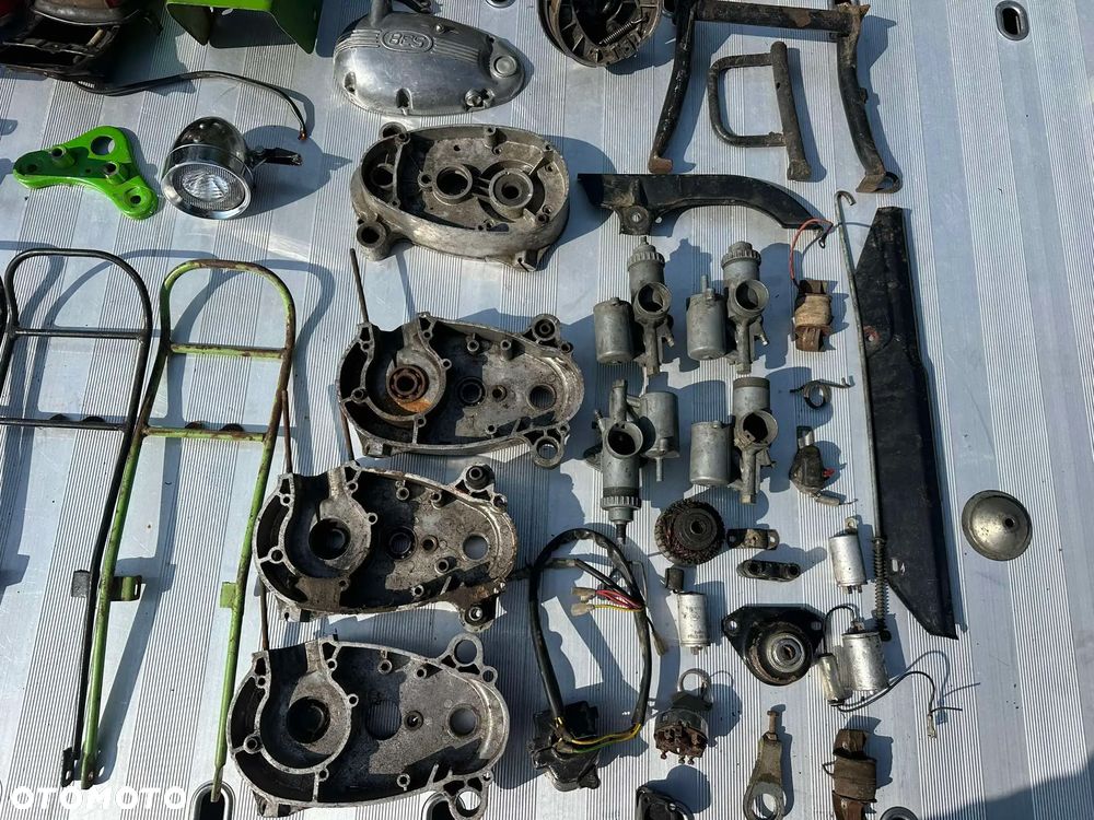 Części Romet Ogar 200 205 Motorynka Błotnik Bagażnik Schowek Tłumnik - 7