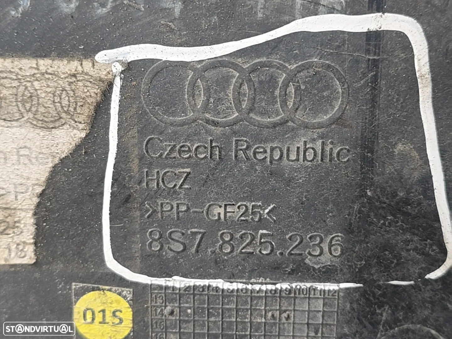 Resguardo do motor originais para audi TT 8S  2016- - 4