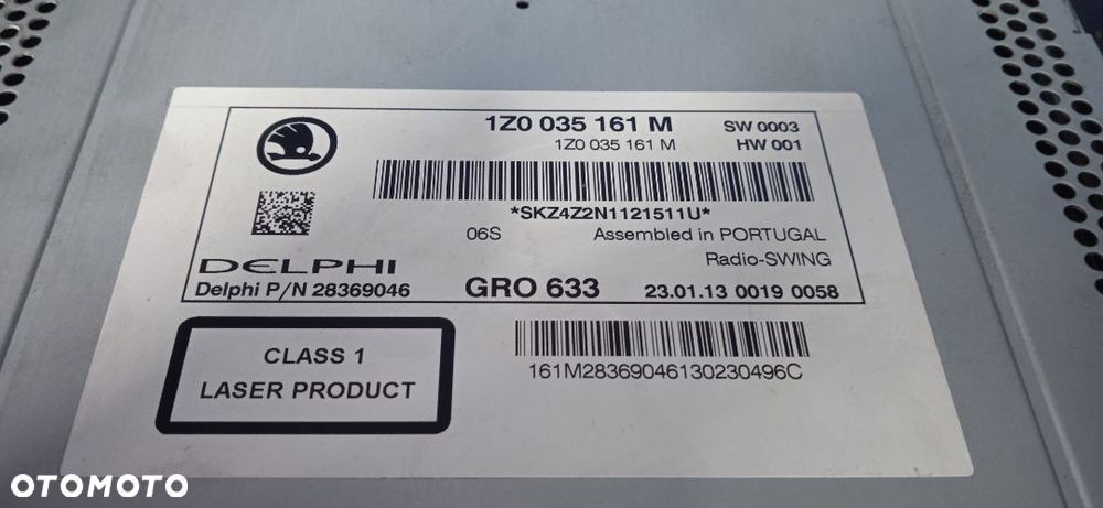 Radio Skoda Yeti 1Z0035161M - 3