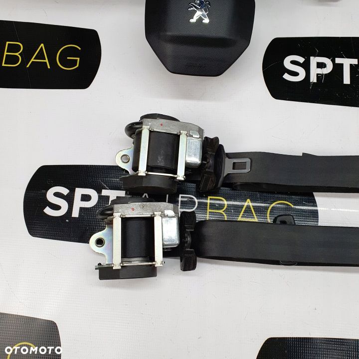 PEUGEOT 208 N.M. 2008 II DESKA ROZDZIELCZA KONSOLA KOKPIT PULPIT PODUSZKI AIRBAG AIR BAG PASY KIT SET - 10